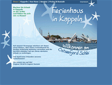 Tablet Screenshot of ferienhaus-in-kappeln.de